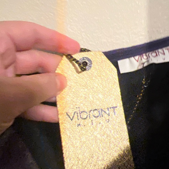 Vibrant M.I.U. Purple Faux Leather Strapless Jumpsuit NWT Size S Women's Casual - Picture 7 of 14